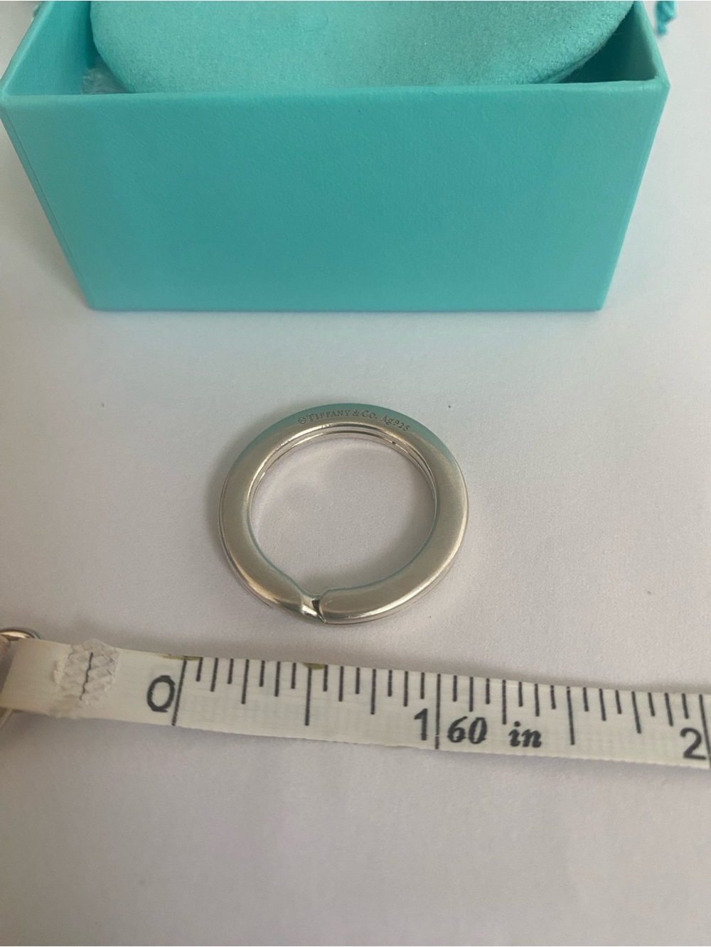 Tiffany & Co. Sterling Silver Key Ring - Picture 6 of 6